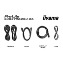 iiyama ProLite computer monitor 68,6 cm (27") 2560 x 1440 Pixels Full HD LED Zwart