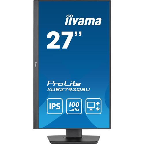 iiyama ProLite computer monitor 68,6 cm (27") 2560 x 1440 Pixels Full HD LED Zwart