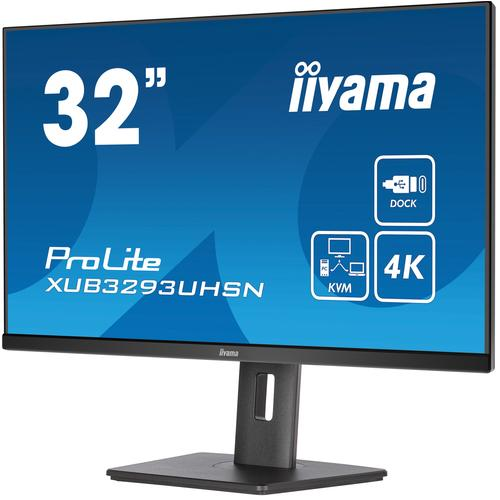 Iiyama ProLite XUB3293UHSN-B5 Computer Monitor 80 Cm (31.5") 3840 X 2160 Pixels 4K Ultra HD LCD Black