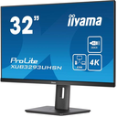 Iiyama ProLite XUB3293UHSN-B5 Computer Monitor 80 Cm (31.5") 3840 X 2160 Pixels 4K Ultra HD LCD Black