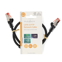Nedis CAT6 Netwerkkabel | RJ45 Male | RJ45 Male | S/FTP | 0.50 m | Zwart
