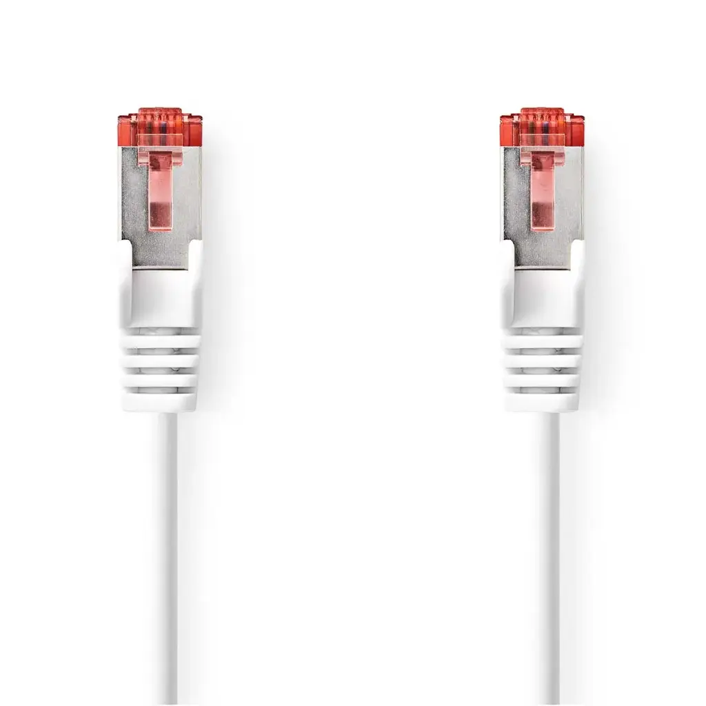Nedis CAT6 Netwerkkabel | RJ45 Male | RJ45 Male | S/FTP | 0.50 m | Wit