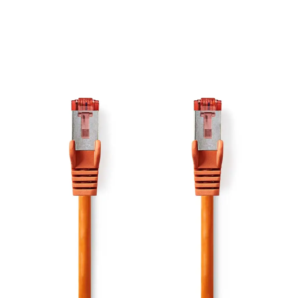 Nedis CAT6 Netwerkkabel | RJ45 Male | RJ45 Male | S/FTP | 0.25 m | Oranje