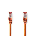 Nedis CAT6 Netwerkkabel | RJ45 Male | RJ45 Male | S/FTP | 0.25 m | Oranje
