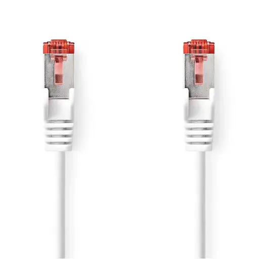 [CCGL85221WT05] Nedis CAT6 Netwerkkabel | RJ45 Male | RJ45 Male | S/FTP | 0.50 m | Wit