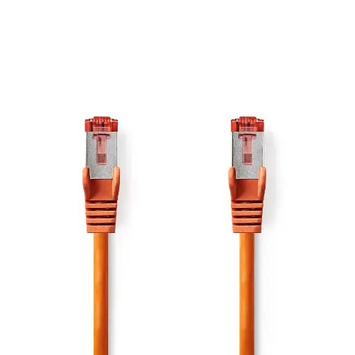 [CCGL85221OG05] Nedis CAT6 Netwerkkabel | RJ45 Male | RJ45 Male | S/FTP | 0.50 m | Oranje